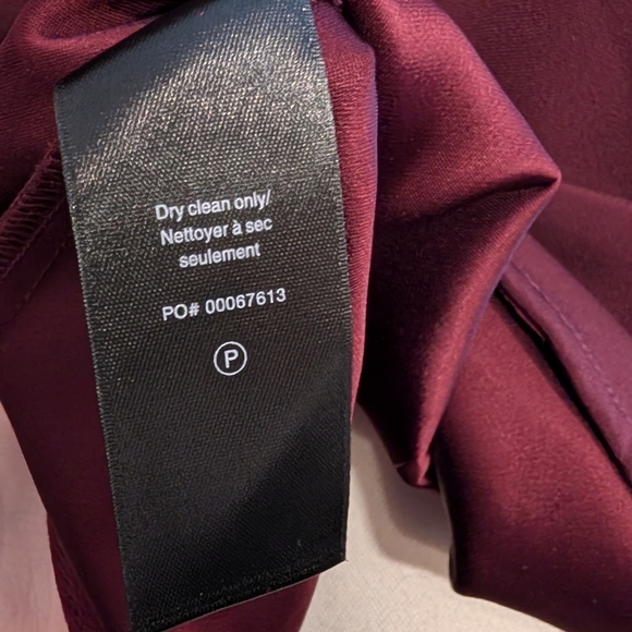 NWOT rag & bone Phillipa Draped blouse medium wine - Picture 6 of 8